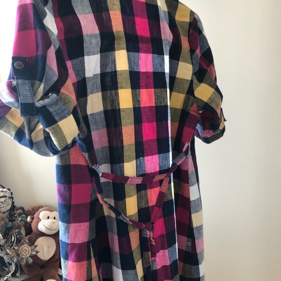 💛💙Poetry Brand Plaided Dress Shirt 100 Cotton💙 - Picture 3 of 14